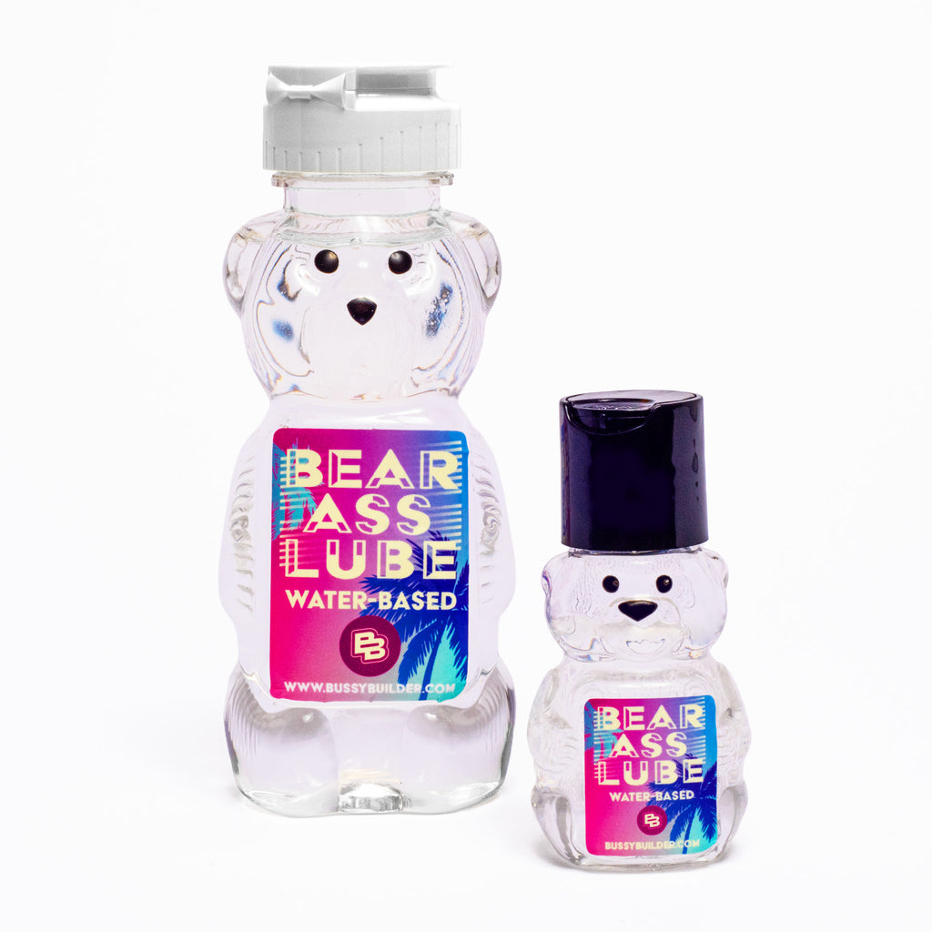 Bear-Ass Lube Waterbased Gel Lubricant Combo Pack Big Bear and Microbear 3 pack