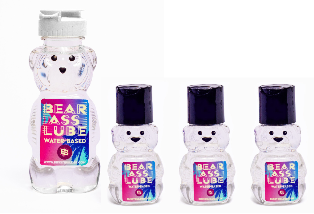 Bear-Ass Lube Water-Based Gel Lubricant Combo Pack 240ml + 50ml 3-pack